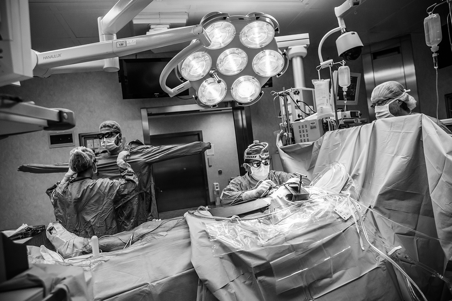 Reportage medico sala operatoria
