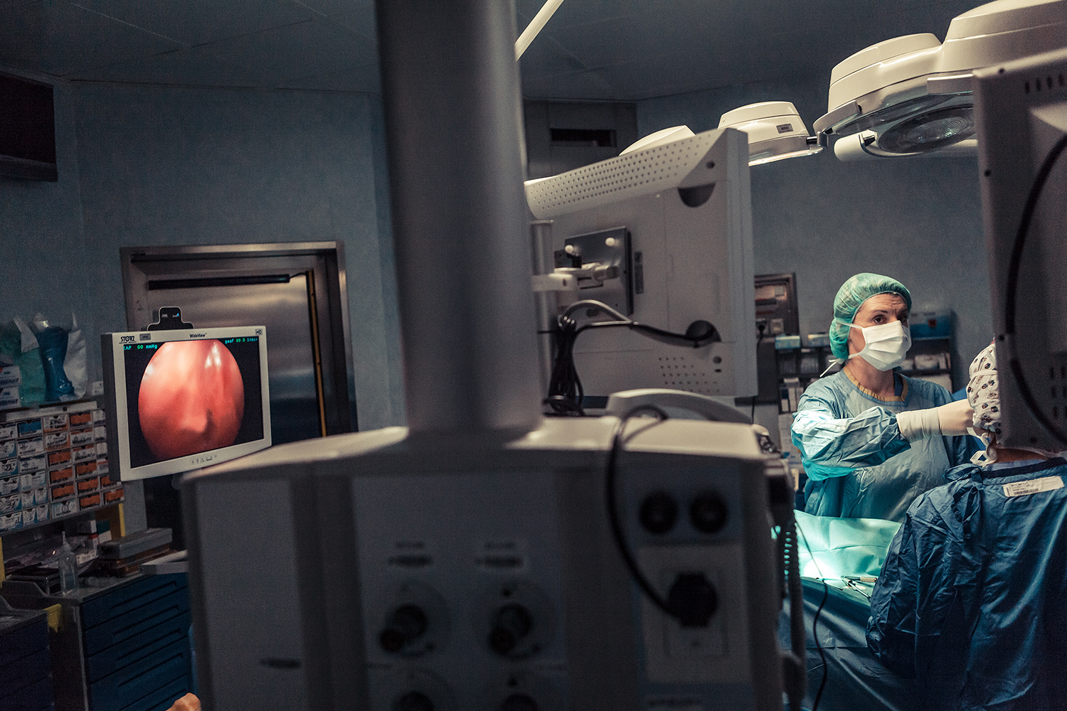 Reportage fotografico ambiente medico sala operatoria