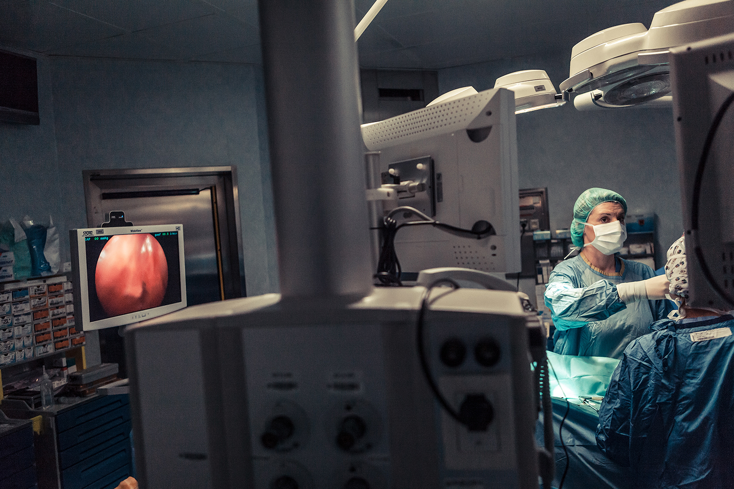 Reportage fotografico ambiente medico sala operatoria