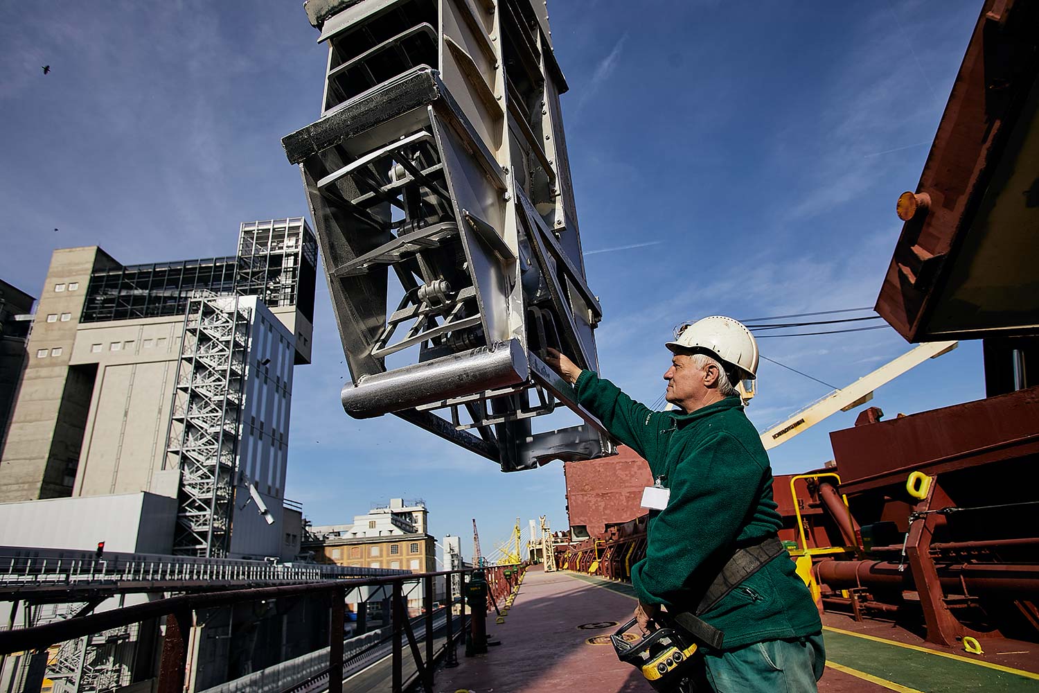 Fotografo Reportage navale aziendale da fotografo industriale comunicazione agenzia marketing porto