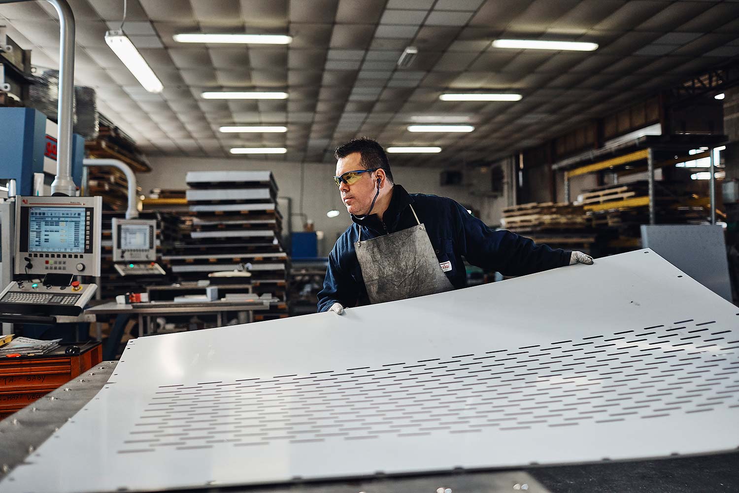 fotografo reportage industriale lavorazione metalli