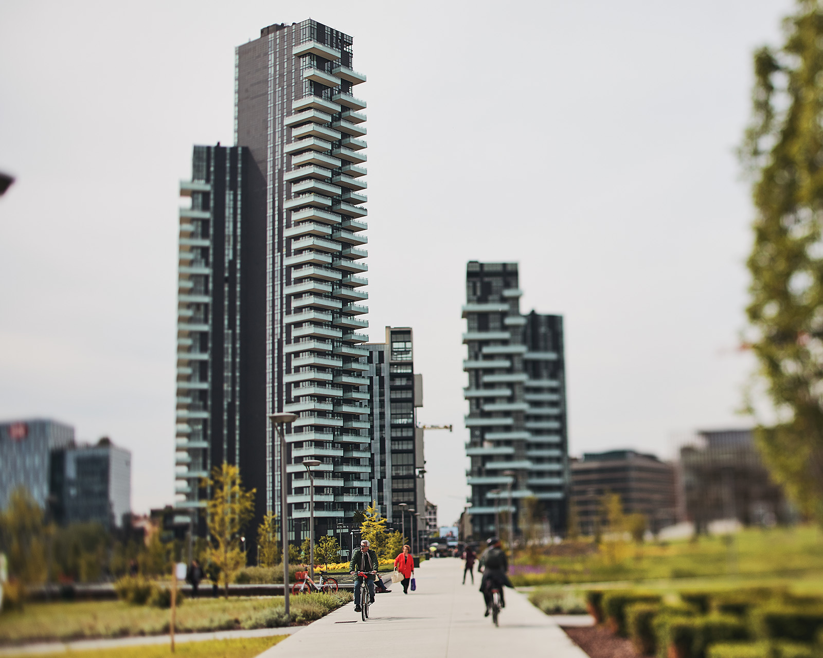 Fotografo di architettura a Milano Bosco Verticale Torri Aria, Solaria, Solea