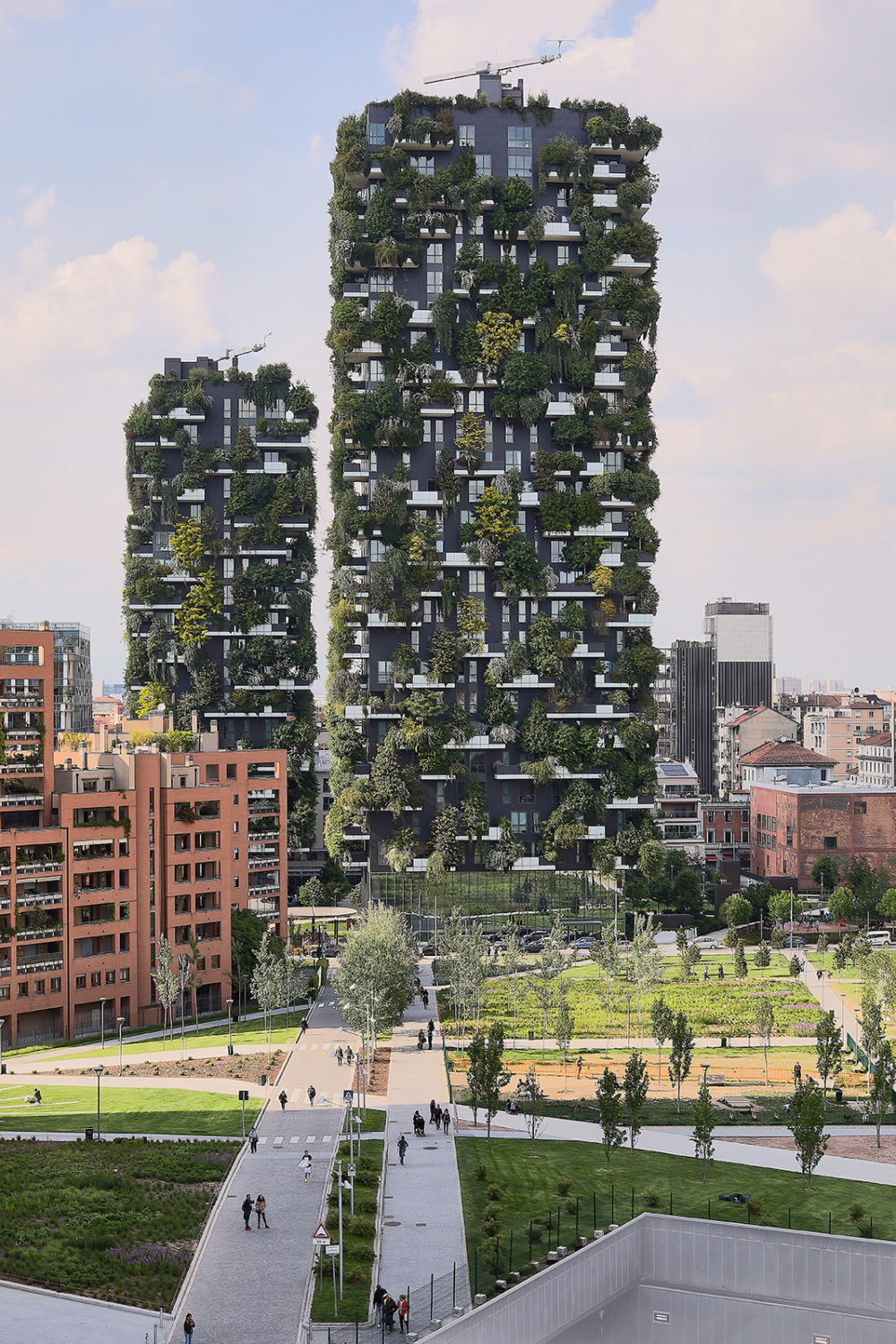 Fotografo di architettura a Milano Bosco Verticale Torri Aria, Solaria, Solea