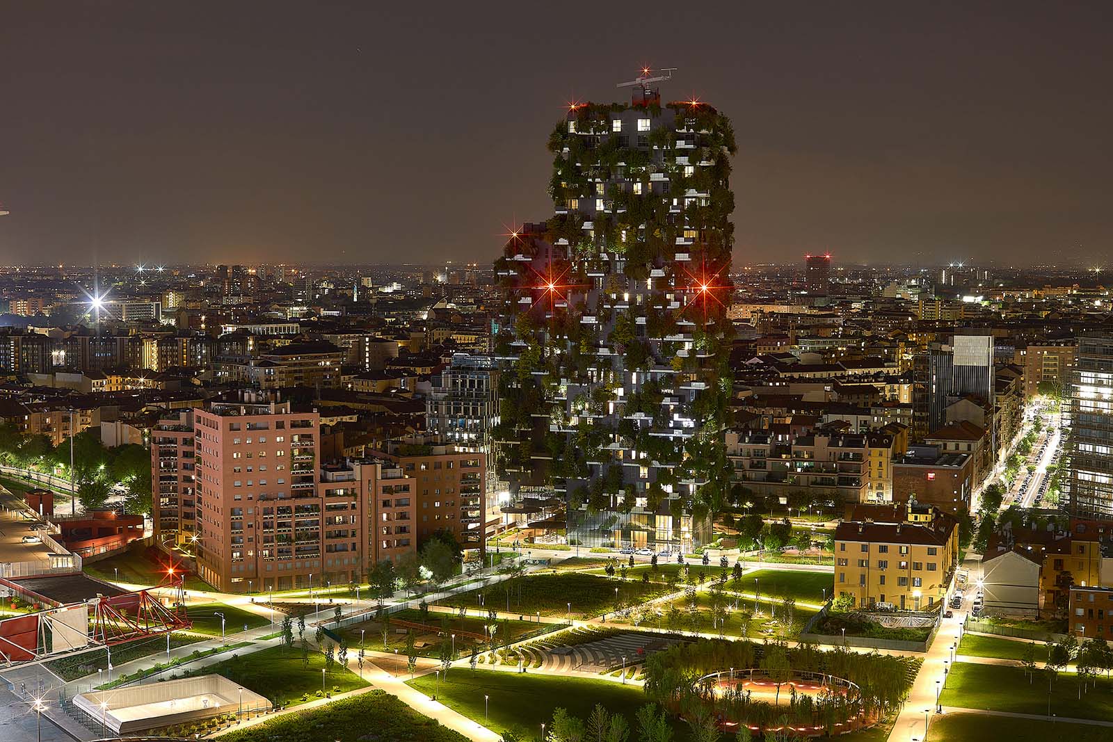 Fotografo di architettura a Milano Bosco Verticale Torri Aria, Solaria, Solea