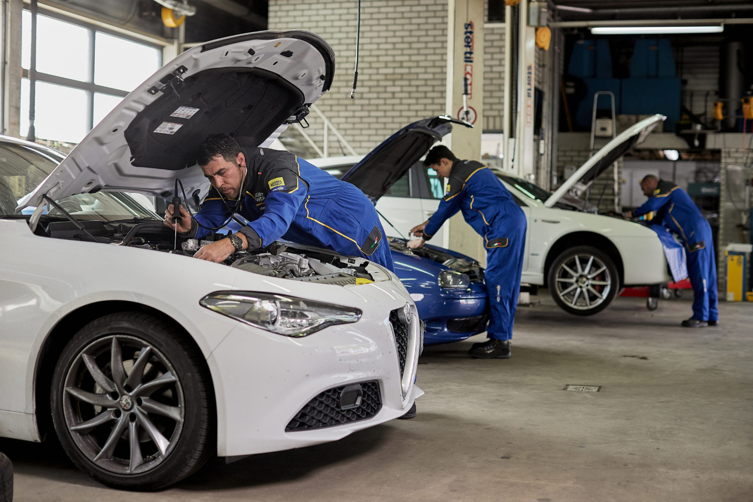 Reportage fotografico officine meccaniche